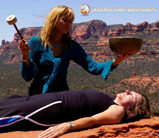 Sedona Soul Adventures Practitioner in Session